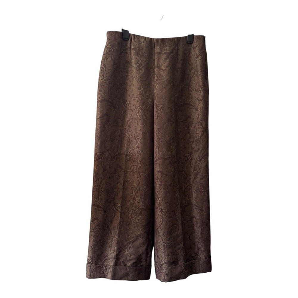 Coldwater Creek Brown Patterned Pants - Picture 2 of 8